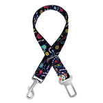 Day Of The Dead Calavera Cat Print Dog Seat Belt