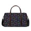 Day Of The Dead Calavera Cat Print Duffel Bag