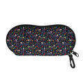 Day Of The Dead Calavera Cat Print Glasses Case
