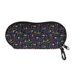 Day Of The Dead Calavera Cat Print Glasses Case