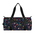 Day Of The Dead Calavera Cat Print Gym Bag