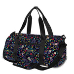 Day Of The Dead Calavera Cat Print Gym Bag