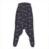 Day Of The Dead Calavera Cat Print Hammer Pants