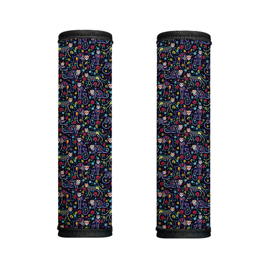 Day Of The Dead Calavera Cat Print Handle Covers