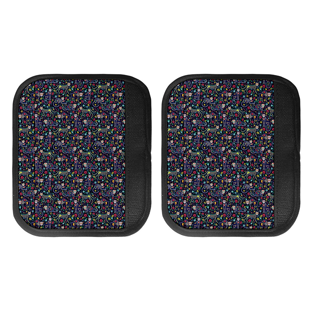 Day Of The Dead Calavera Cat Print Handle Covers