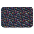 Day Of The Dead Calavera Cat Print Indoor Door Mat