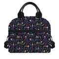 Day Of The Dead Calavera Cat Print Insulated Lunch Bag