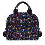 Day Of The Dead Calavera Cat Print Insulated Lunch Bag