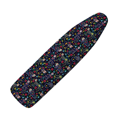 Day Of The Dead Calavera Cat Print Ironing Board Cover