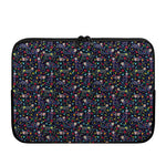 Day Of The Dead Calavera Cat Print Laptop Sleeve