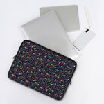 Day Of The Dead Calavera Cat Print Laptop Sleeve