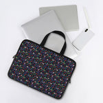 Day Of The Dead Calavera Cat Print Laptop Sleeve With Handle