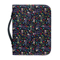 Day Of The Dead Calavera Cat Print Leather Bible Cover