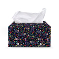 Day Of The Dead Calavera Cat Print Leather Tissue Box Cover