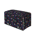 Day Of The Dead Calavera Cat Print Leather Tissue Box Cover