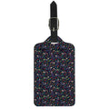 Day Of The Dead Calavera Cat Print Luggage Tag