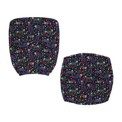 Day Of The Dead Calavera Cat Print Office Chair Cover