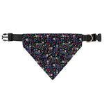 Day Of The Dead Calavera Cat Print Over The Collar Dog Bandana