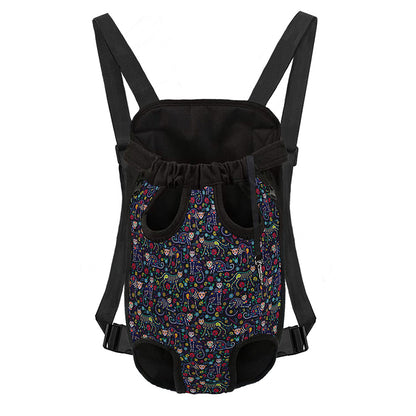 Day Of The Dead Calavera Cat Print Pet Carrier Backpack