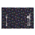 Day Of The Dead Calavera Cat Print Placemat