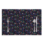 Day Of The Dead Calavera Cat Print Placemat