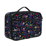 Day Of The Dead Calavera Cat Print Portable Lunch Bag