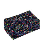 Day Of The Dead Calavera Cat Print Rectangle Tissue Box Cover
