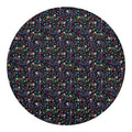 Day Of The Dead Calavera Cat Print Round Blanket