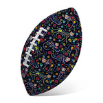 Day Of The Dead Calavera Cat Print Rugby Ball