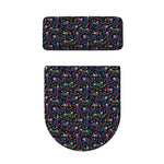 Day Of The Dead Calavera Cat Print Toilet Lid And Tank Cover Set