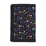 Day Of The Dead Calavera Cat Print Trifold Wallet