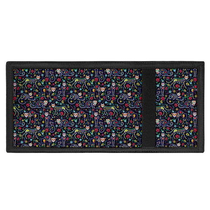 Day Of The Dead Calavera Cat Print Trifold Wallet