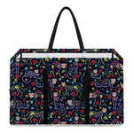 Day Of The Dead Calavera Cat Print Utility Tote Bag