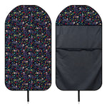 Day Of The Dead Calavera Cat Print Waterproof Car Seat Cover