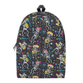 Day Of The Dead Mariachi Skeletons Print School Backpack