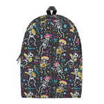 Day Of The Dead Mariachi Skeletons Print Backpack