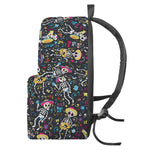 Day Of The Dead Mariachi Skeletons Print Backpack