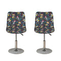 Day Of The Dead Mariachi Skeletons Print Bar Stool Covers
