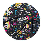 Day Of The Dead Mariachi Skeletons Print Basketball