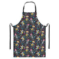 Day Of The Dead Mariachi Skeletons Print Bib Apron With Pocket