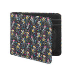 Day Of The Dead Mariachi Skeletons Print Bifold Wallet