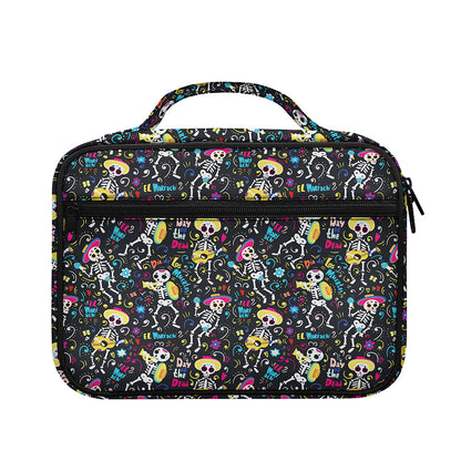 Day Of The Dead Mariachi Skeletons Print Briefcase Bible Bag