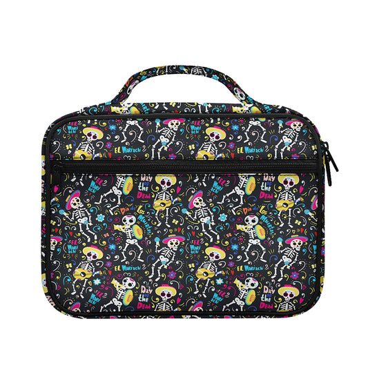 Day Of The Dead Mariachi Skeletons Print Briefcase Bible Bag