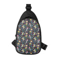 Day Of The Dead Mariachi Skeletons Print Sling Bag