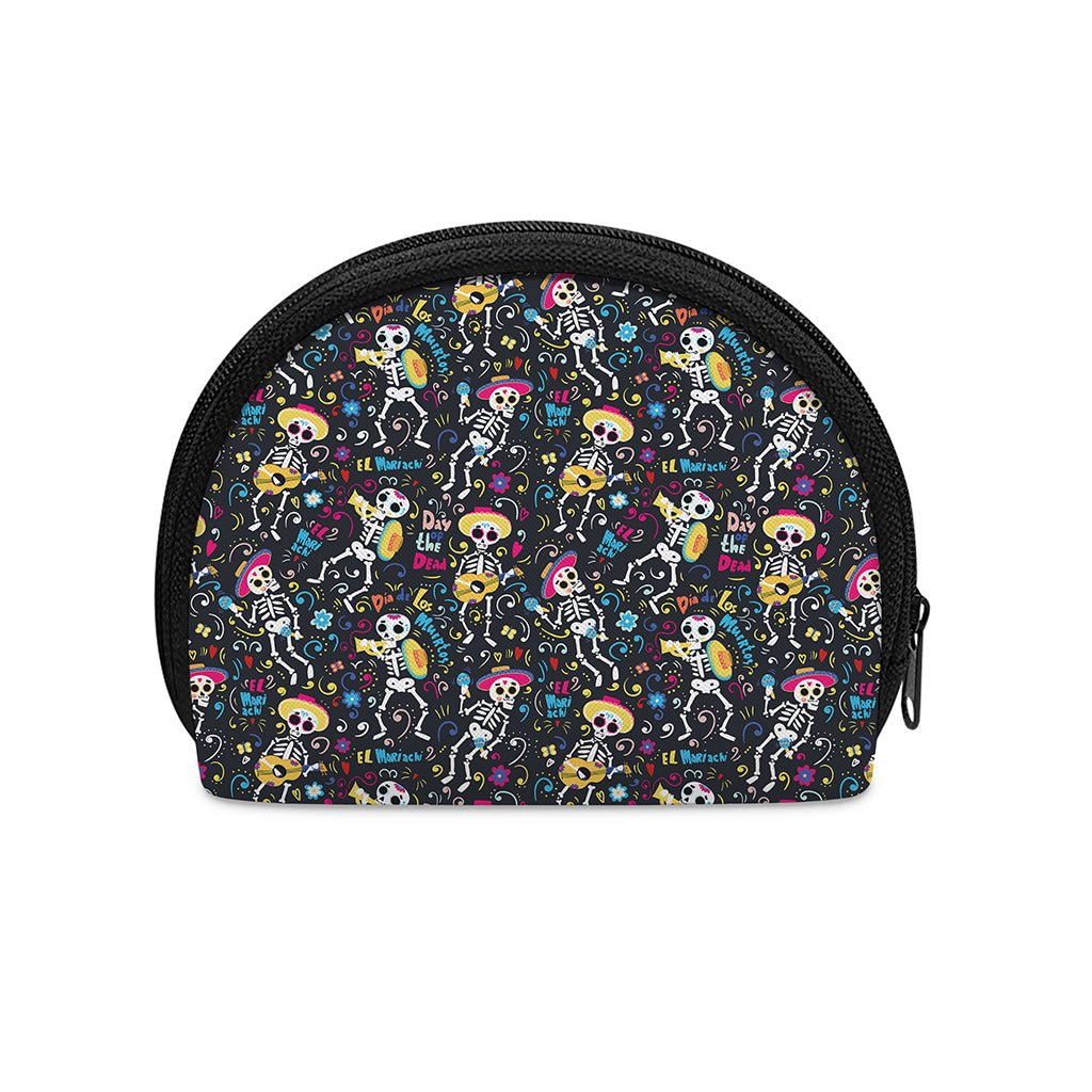 Day Of The Dead Mariachi Skeletons Print Coin Purse