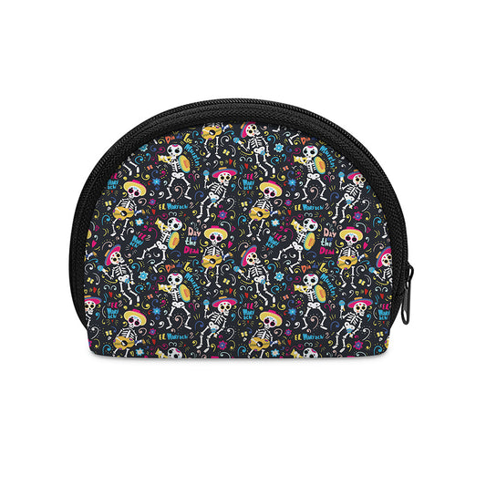 Day Of The Dead Mariachi Skeletons Print Coin Purse