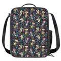 Day Of The Dead Mariachi Skeletons Print Crossbody Lunch Bag