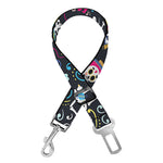 Day Of The Dead Mariachi Skeletons Print Dog Seat Belt