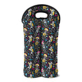 Day Of The Dead Mariachi Skeletons Print Double Neoprene Wine Tote