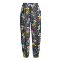 Day Of The Dead Mariachi Skeletons Print Fleece Lined Knit Pants